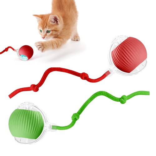 Active rolling ball with tail - active,