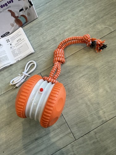 Interactive dog ball orange - interactive,