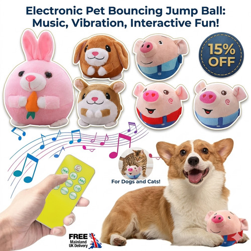 Interactive dog toy ball music - dog,